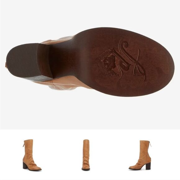 Free People Elle Block Heel Boots Size Euro 40/US 10 NWOT - Picture 4 of 6